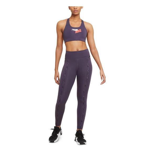 NIKE Women's Logo Racerback Medium Impact Sports Bra, Size - Small - Picture 2 of 3